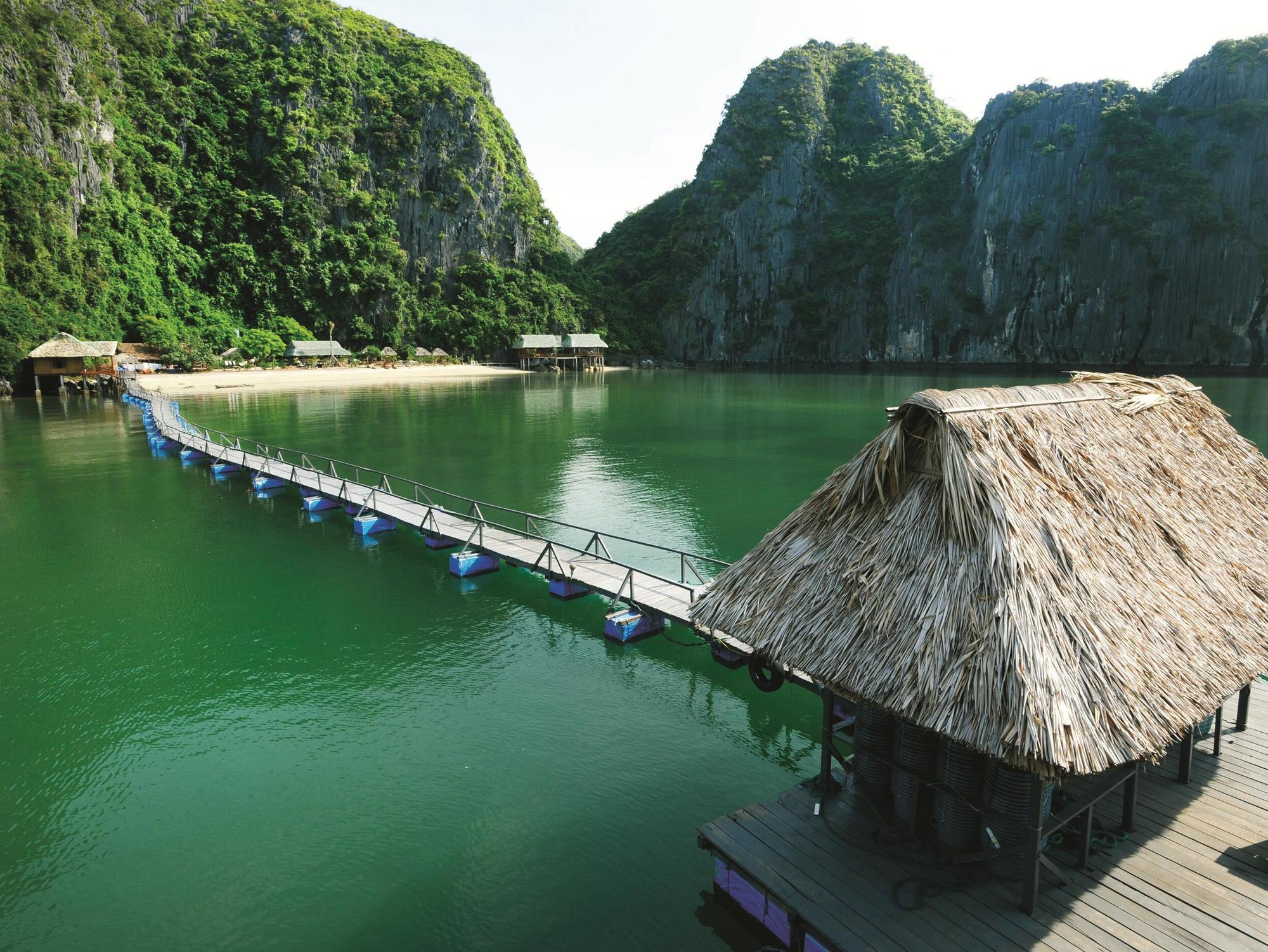 Cat Ba Sandy Beach Resort Dong Khe Sau Bagian luar foto