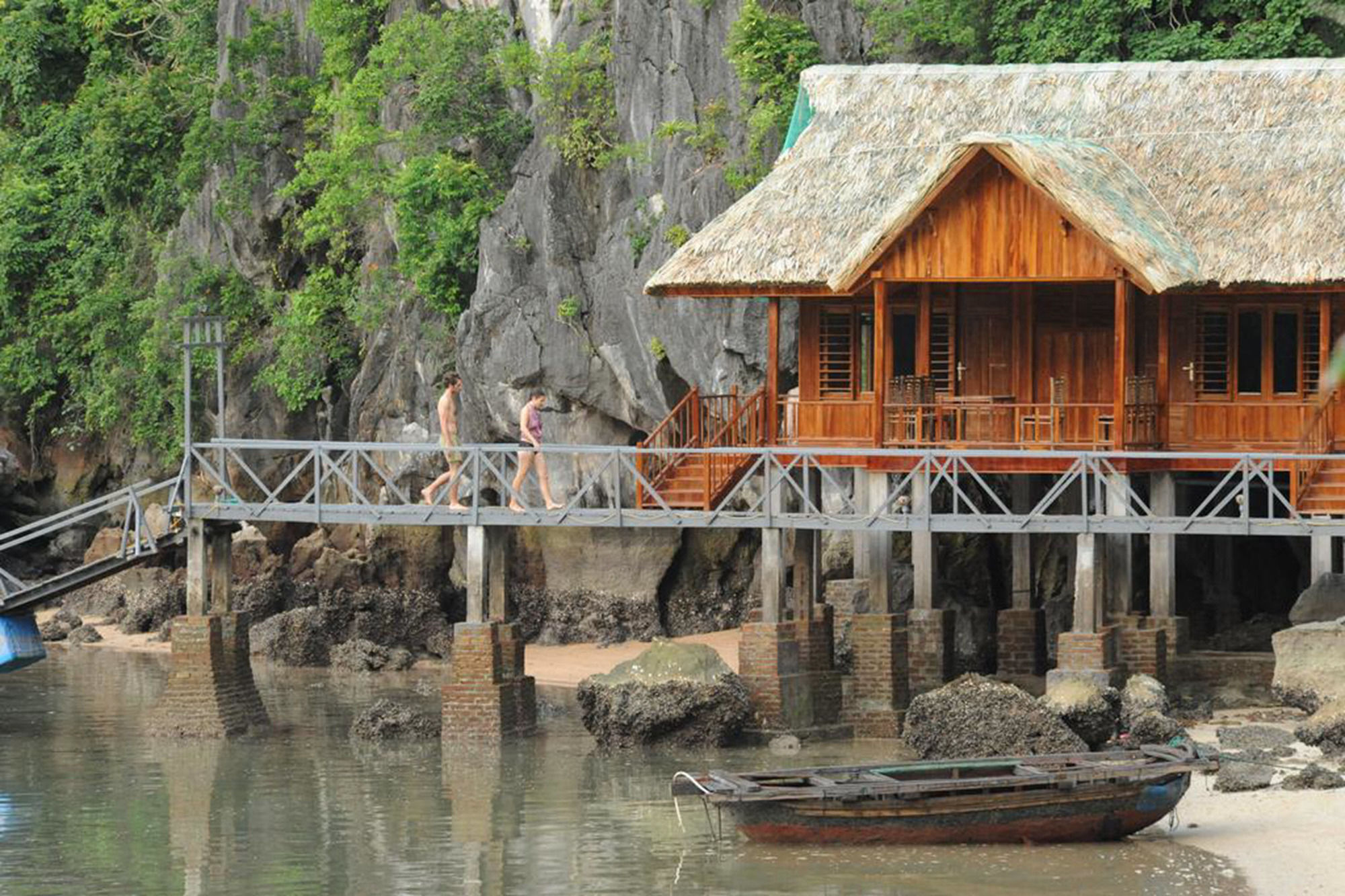 Cat Ba Sandy Beach Resort Dong Khe Sau Bagian luar foto