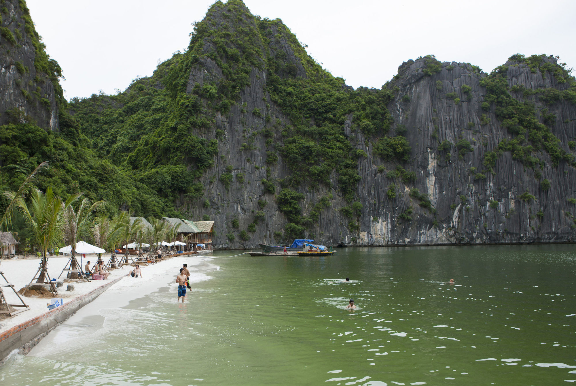Cat Ba Sandy Beach Resort Dong Khe Sau Bagian luar foto
