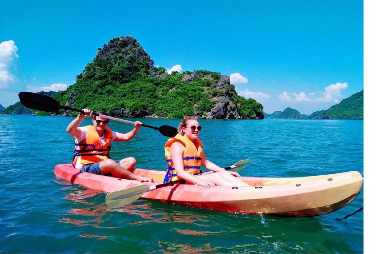 Cat Ba Sandy Beach Resort Dong Khe Sau Bagian luar foto
